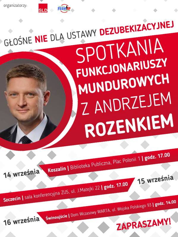 Zapraszamy na spotkania z Andrzejem Rozenkiem
